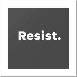 Resist. Posters and Art